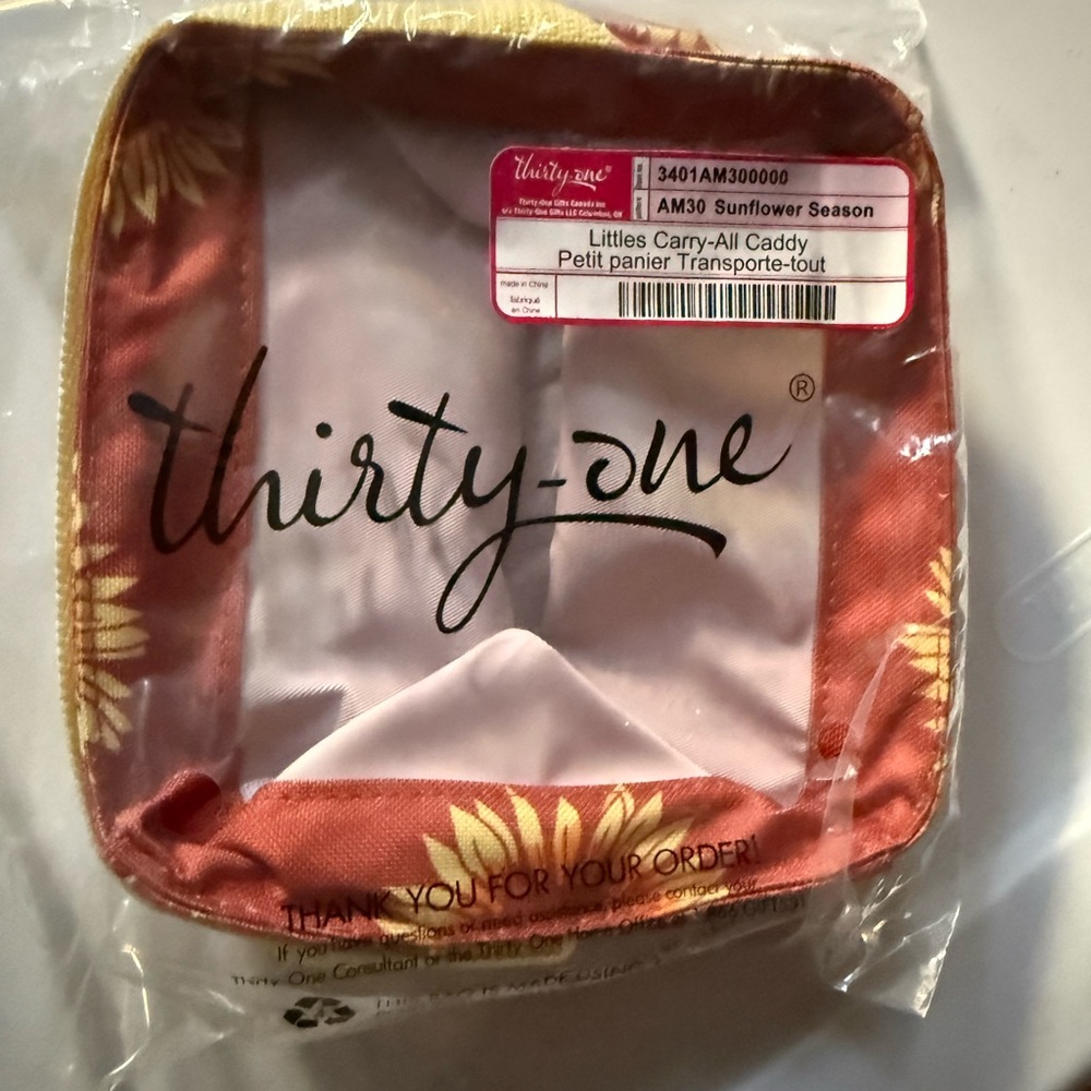 Thirty-One Sunflower Carry-All Caddy